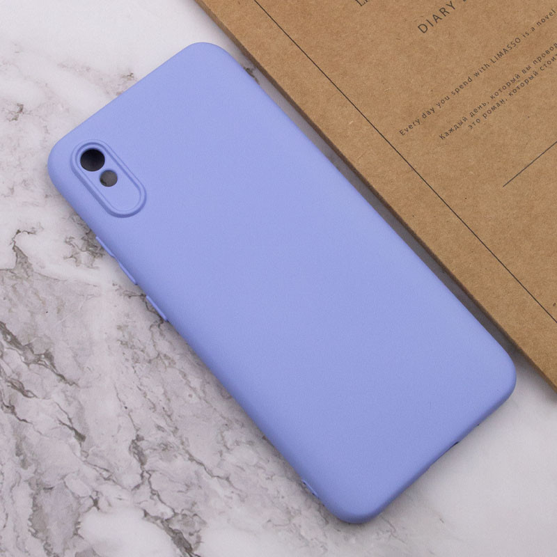 Фото Чехол TPU GETMAN Liquid Silk Full Camera для Xiaomi Redmi 9A (Сиреневый / Dasheen) в магазине vchehle.ua