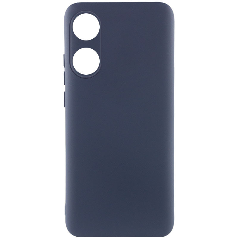 Чехол Silicone Cover Lakshmi Full Camera (AAA) для Oppo A58 4G (Темно-синий / Midnight blue)