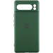 Чохол Silicone Cover Lakshmi Full Camera (AA) with logo на Google Pixel 8 Pro (Зелений / Dark green)