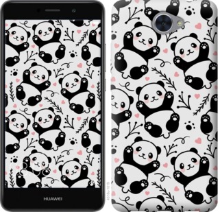 Чехол Панды для Huawei Y7 2017