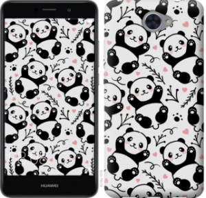 Чехол Панды для Huawei Y7 2017