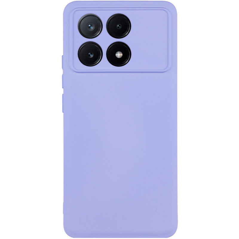 Чохол Silicone Cover Lakshmi Full Camera (A) на Xiaomi Poco X6 Pro (Бузковий / Dasheen)