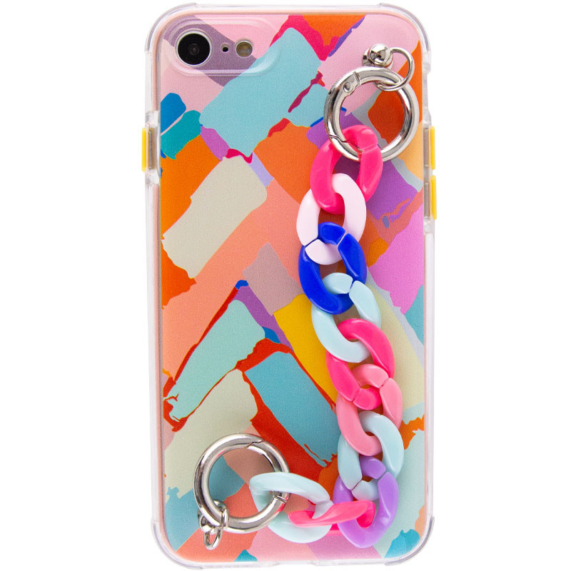 

TPU + PC чохол Colorspot з ремінцем-ланцюгом для iPhone 7 (4.7'') (Lines) 1186843