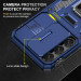 Замовити Удароміцний чохол Camshield Army Ring на Samsung Galaxy S21 (Синій / Navy) на vchehle.ua