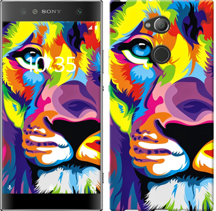 

Чохол Різнобарвний лев на Sony Xperia XA2 H4113 658289