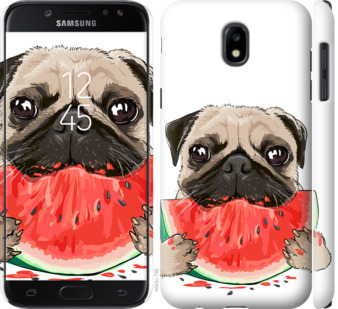 

Чехол Мопс и арбуз для Samsung Galaxy J5 J530 (2017) 843478