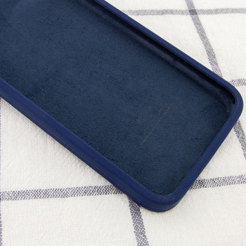 Фото Чохол Silicone Case Square Full Camera Protective (AA) на Apple iPhone 11 (6.1") (Темно синій / Midnight blue) в маназині vchehle.ua