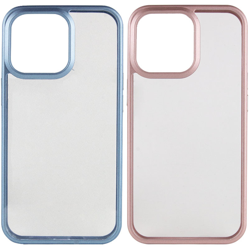 TPU+PC чохол Epik Chrome Buttons на Apple iPhone 13 Pro Max (6.7")