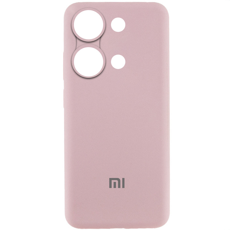 Чехол Silicone Cover Lakshmi Full Camera (AAA) with Logo для Xiaomi Redmi Note 13 Pro 4G (Розовый / Pink Sand)