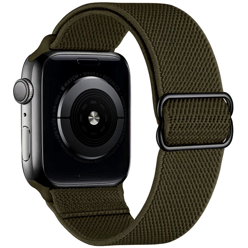

Ремінець тканинний із затяжкою для Apple Watch 42/44mm (Dark Olive) 1207779