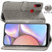 Кожаный чехол-книжка Art Case с визитницей для Samsung Galaxy A10s (Серый) в магазине vchehle.ua