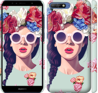 

Чохол Дівчина з квітами на Huawei Honor 9 778729