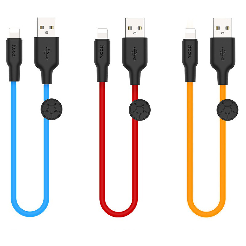 Дата кабель Hoco X21 Plus Silicone Lightning Cable (0.25m)