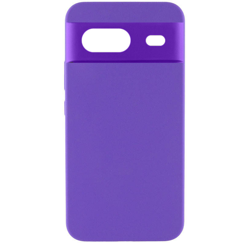 Чохол Silicone Cover Lakshmi Full Camera (AAA) на Google Pixel 8a (Фіолетовий / Amethyst)