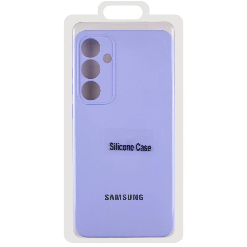 Купить Чехол Silicone Cover Lakshmi Full Camera (AA) with logo для Samsung Galaxy S25 (Сиреневый / Dasheen) на vchehle.ua
