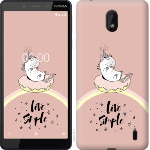 

Чохол Єдинорожки в пончике на Nokia 1 Plus 763330