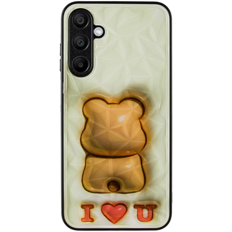 Фото TPU+PC чохол Prisma Fluffie на Samsung Galaxy A16 4G/5G (Bear) на vchehle.ua