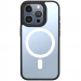 TPU+PC чохол Blueo Skin Friendly Frosted with Magnetic Safe на Apple iPhone 15 Pro Max (6.7") (Чорний)
