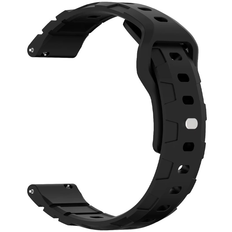 Фото Силіконовий ремінець Defense для Smart Watch 22mm (Black) на vchehle.ua