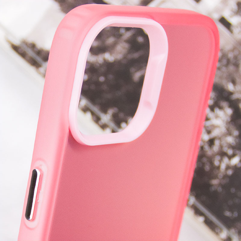 Фото TPU+PC чохол Magic glow with protective edge на Apple iPhone 12 Pro / 12 (6.1") (Pink) в маназині vchehle.ua