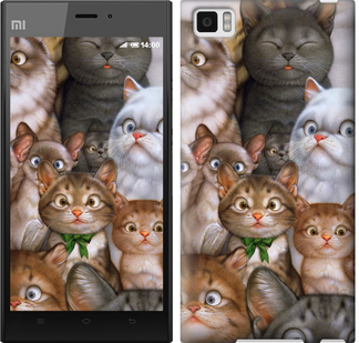 

Чохол коты для Xiaomi Mi3 476578
