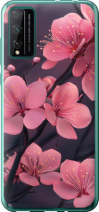 Чехол Пурпурная сакура для Huawei Honor Play 4T Pro