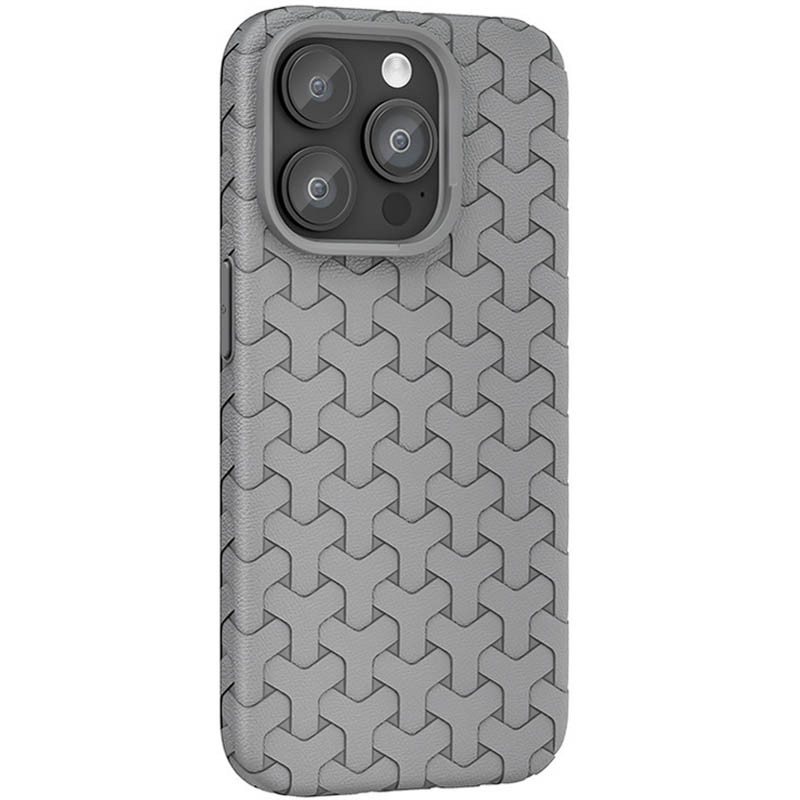 Чехол TPU Weaving для Apple iPhone 14 Pro Max (6.7") (Grey)