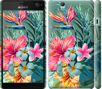 

Чохол Тропічні квіти v1 на Sony Xperia C4 E5333 845071