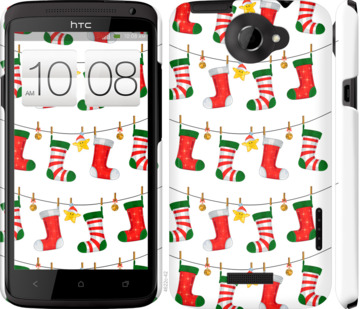 

Чехол Новогодний 9 для HTC One X+ 823801