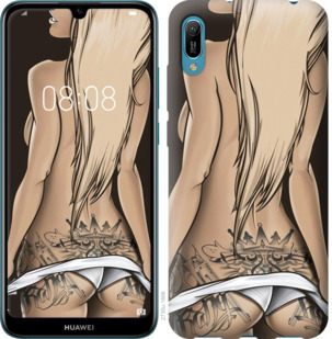 

Чехол Девушка с татуировкой для Huawei Y6 2019 710525