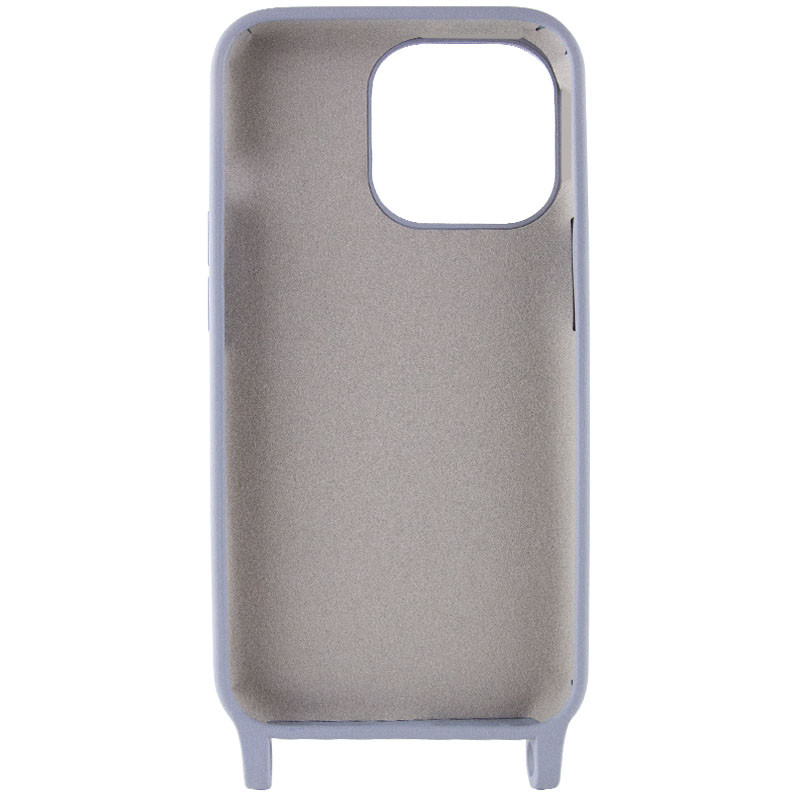 Чехол Cord case c длинным цветным ремешком для Apple iPhone 14 Plus (6.7") (Серый / Stone) в магазине vchehle.ua