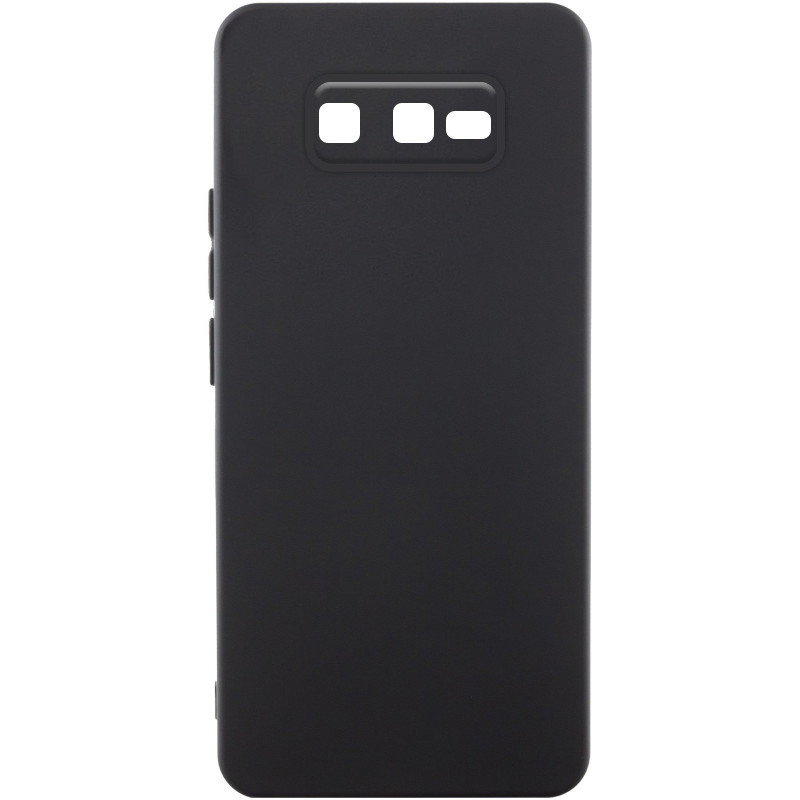 Чехол Silicone Cover Lakshmi Full Camera (AA) для Samsung Galaxy S10e (Черный / Black)