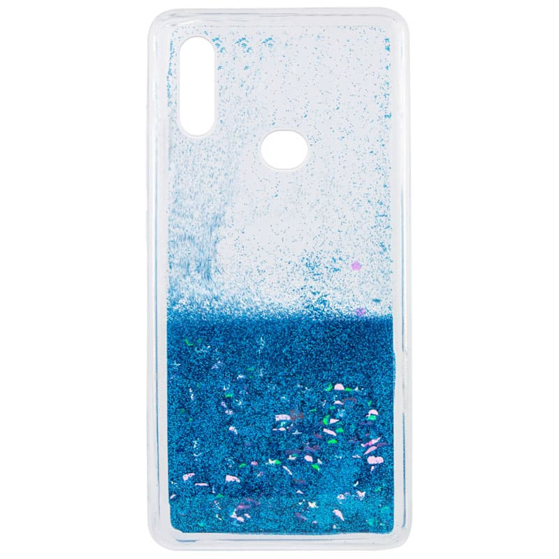 

TPU чехол Liquid hearts для Samsung Galaxy A10s (Голубой) 1445091