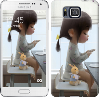 

Чохол Мила дівчинка з зайчиком на Samsung Galaxy Alpha G850F 636402
