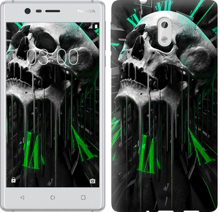 

Чехол Череп-часы для Nokia 3 645156