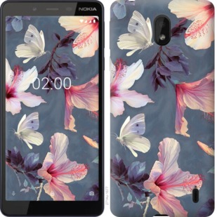 

Чохол Намальовані квіти на Nokia 1 Plus 763460