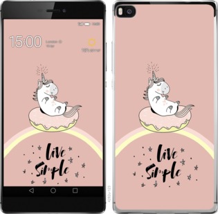 

Чохол Єдинорожки в пончике на Huawei Ascend P8 719502
