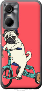 

Чехол Мопс на велосипеде для Tecno POP 6 Pro BE8 1515757