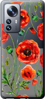 

Чехол Нарисованные маки для Xiaomi 12 Pro 1633786