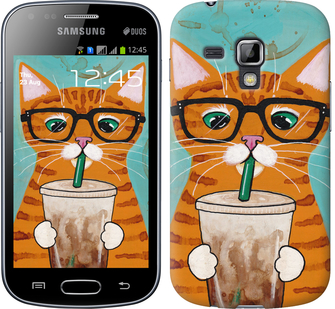 

Чехол Зеленоглазый кот в очках для Samsung Galaxy S Duos s7562 625102