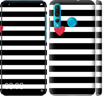 

Чехол Черно-белые полосы для Huawei Nova 4 752030