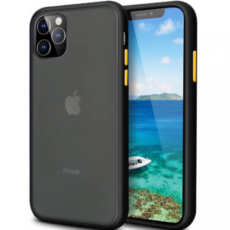 

TPU+PC чехол LikGus Maxshield для Apple iPhone 11 Pro Max (6.5") (Черный) 748766