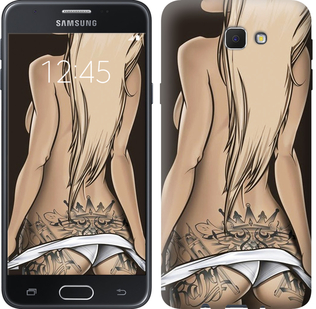 

Чехол Девушка с татуировкой для Samsung Galaxy J5 Prime 644146