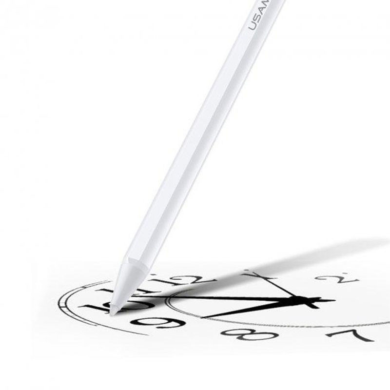 Фото Стілус Usams US-ZB223 Tilt-sensitive Active Touch Capacitive for iPad (White) на vchehle.ua