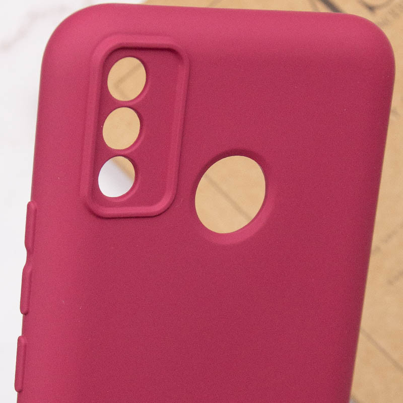 Купити Чохол Silicone Cover My Color Full Camera (A) на TECNO Spark 6 Go (Бордовий / Marsala) на vchehle.ua