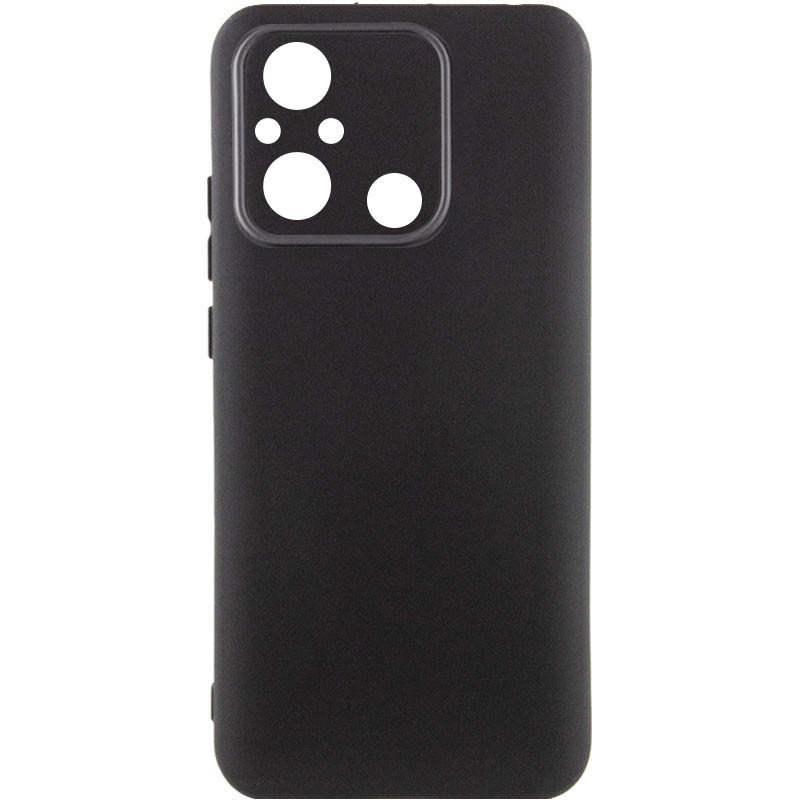 Чохол Silicone Cover Lakshmi Full Camera (A) на Xiaomi Redmi 12C (Чорний / Black)