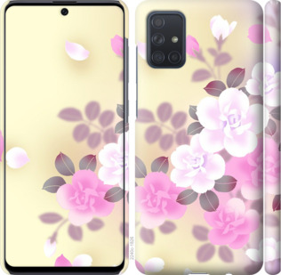 

Чехол Японские цветы для Samsung Galaxy A71 2020 A715F 879566