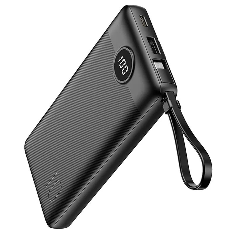 Фото Портативний ЗП Power Bank Veger C10 4in1 10000 mAh (Чорний) в маназині vchehle.ua