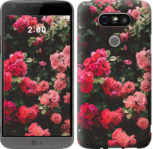 

Чехол Куст с розами для LG H845 G5se 639265