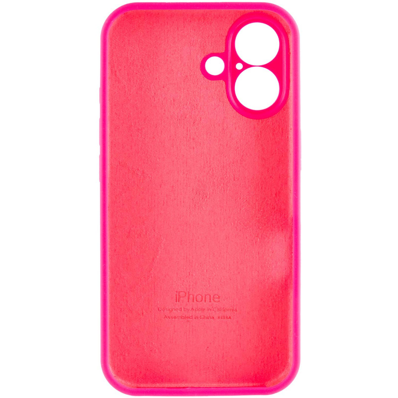 Заказать Чехол Silicone Case Full Camera Protective (AA) для Apple iPhone 16 (6.1") (Розовый / Barbie pink) на vchehle.ua